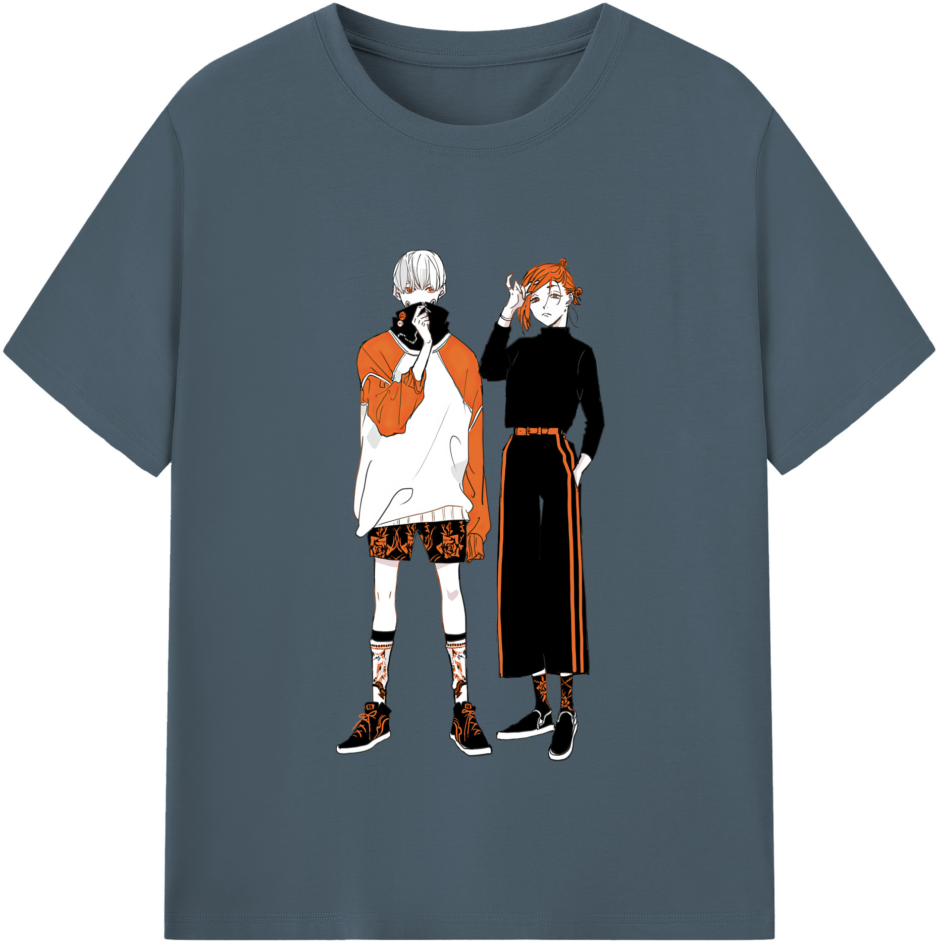 （画像用） 呪術廻戦 Jujutsu Kaisen 綿100％半袖Tシャツ（フロントプリント）
